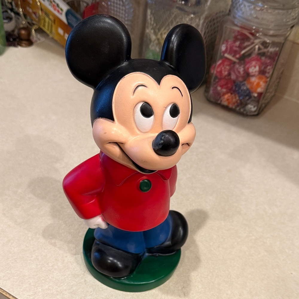 1960’s Mickey Mouse bank. A great find for Disney collectors.
